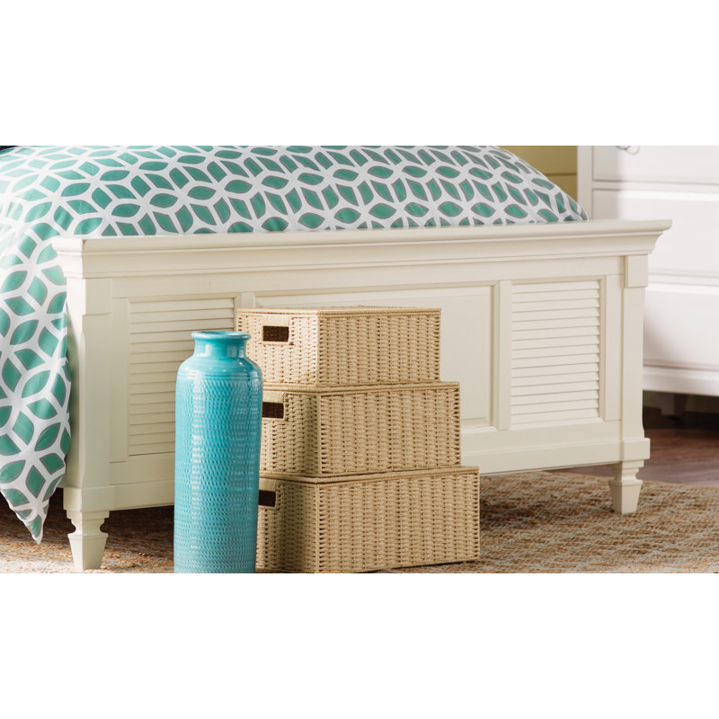 Birch Lane™ Onyx Shutter Panel Bed, White & Reviews Wayfair